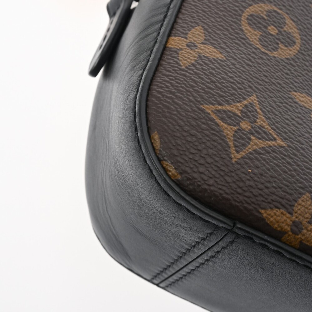 Louis Vuitton Saintonge Black Noir Canvas Monogram Shoulder Bag - Picture 8 of 11